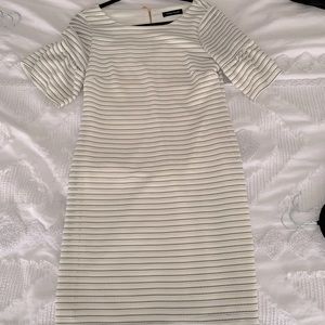 Stripped Ivanka Trump Dress